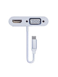 2B Type C Male to VGA - HDMI