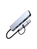 L'avvento 5 in 1 Hub from USB/Type-C to 1* USB 3.0, 2* USB 2.0, SD Card Reader, Micro SD Card Reader