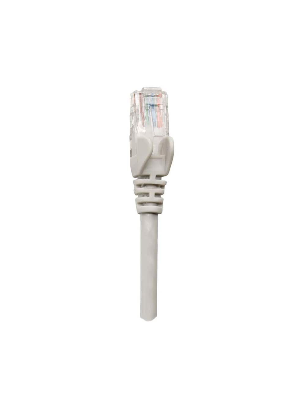 Manhattan 745598 Network Cable, Cat6 Certified, CU, U/UTP, PVC, RJ45, 3.0 m, Grey, retail box