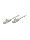 Manhattan 745598 Network Cable, Cat6 Certified, CU, U/UTP, PVC, RJ45, 3.0 m, Grey, retail box