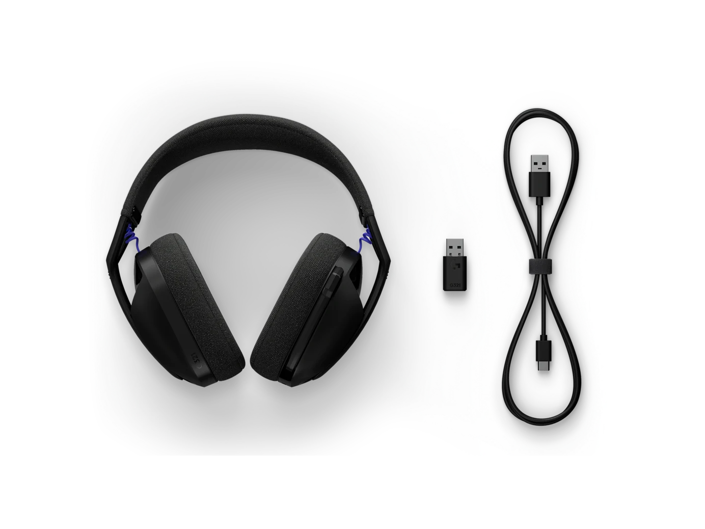 LOIGITECH HEADSET PC-G321-BLACK-2.4GHZ/BT