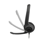 LOGITECH H390 Corded Headset - BLACK - USB- A