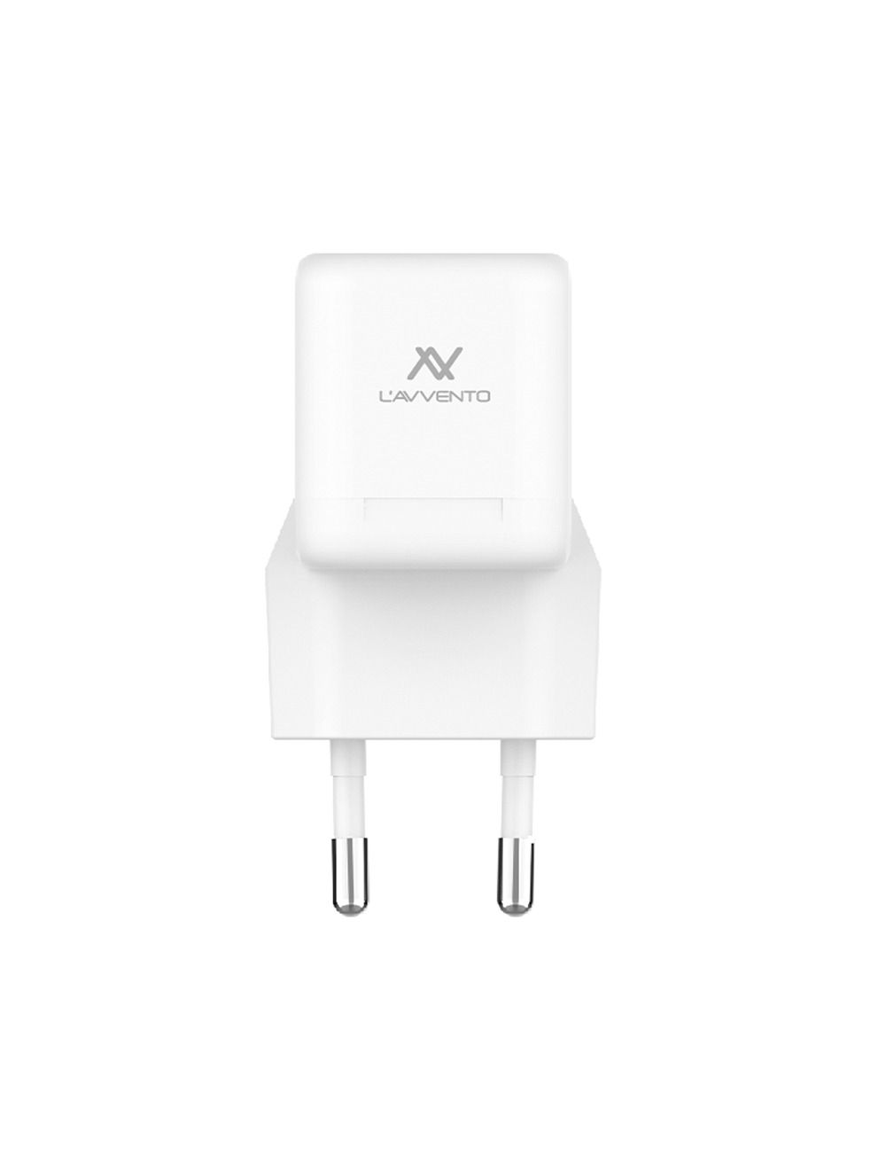 L'AVVENTO Mini GaN 25W Power Adapter with USB-C Cable 1M, White