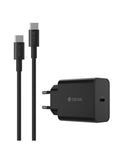 DEVIA  Rocket Series Quick Charger 45W PD Set With USB-C Cable Black, GS-W45A0948
