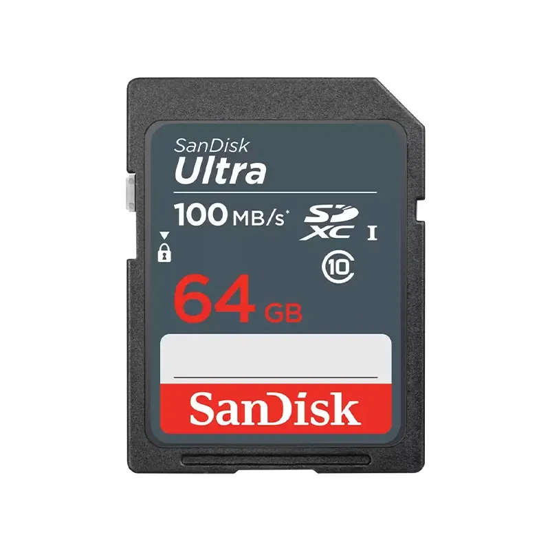 SanDisk Ultra 64GB SDHC Memory Card 100MB/s