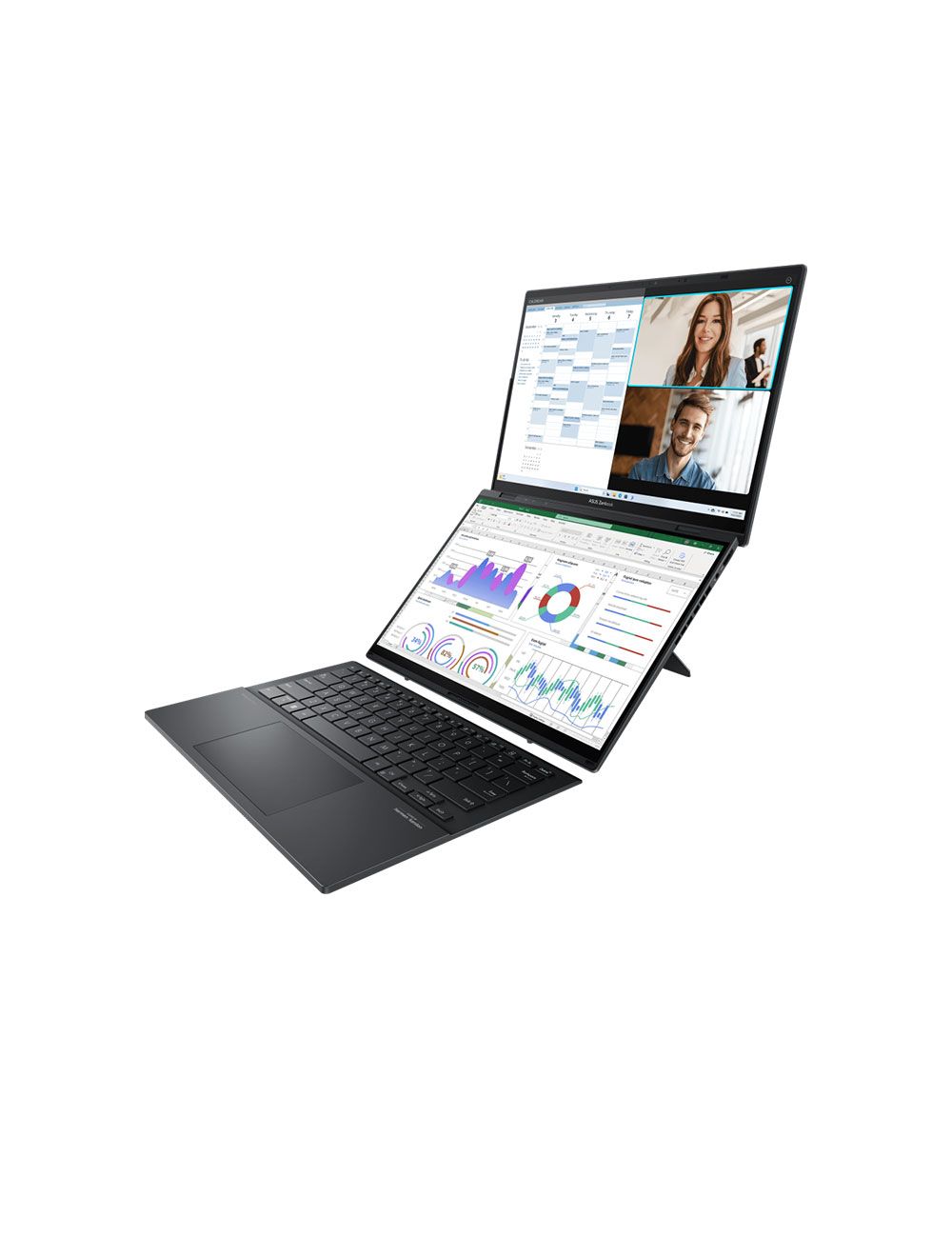 أسوس / زينبوك ديو / UX8406CA / إنتل Ultra 9-285H / 32 جيجابايت / 2 تيرابايت SSD / كارت شاشة Intel Arc / شاشة 14 بوصة WQXGA / ويندوز 11 / 90NB14X1-M003A0